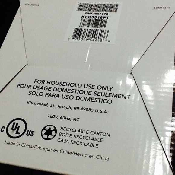 new in box PISTACHIO GREEN KitchenAid 3.5-Cup Food Chopper a.k.a. Food Processor - Picture 10 of 13